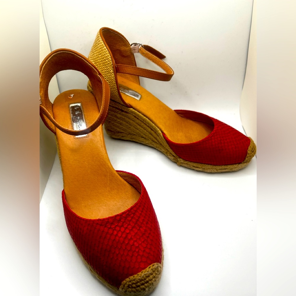 Halogen Red Espadrilles Size 7